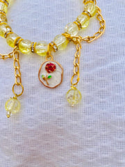 Charm & stone Braclet