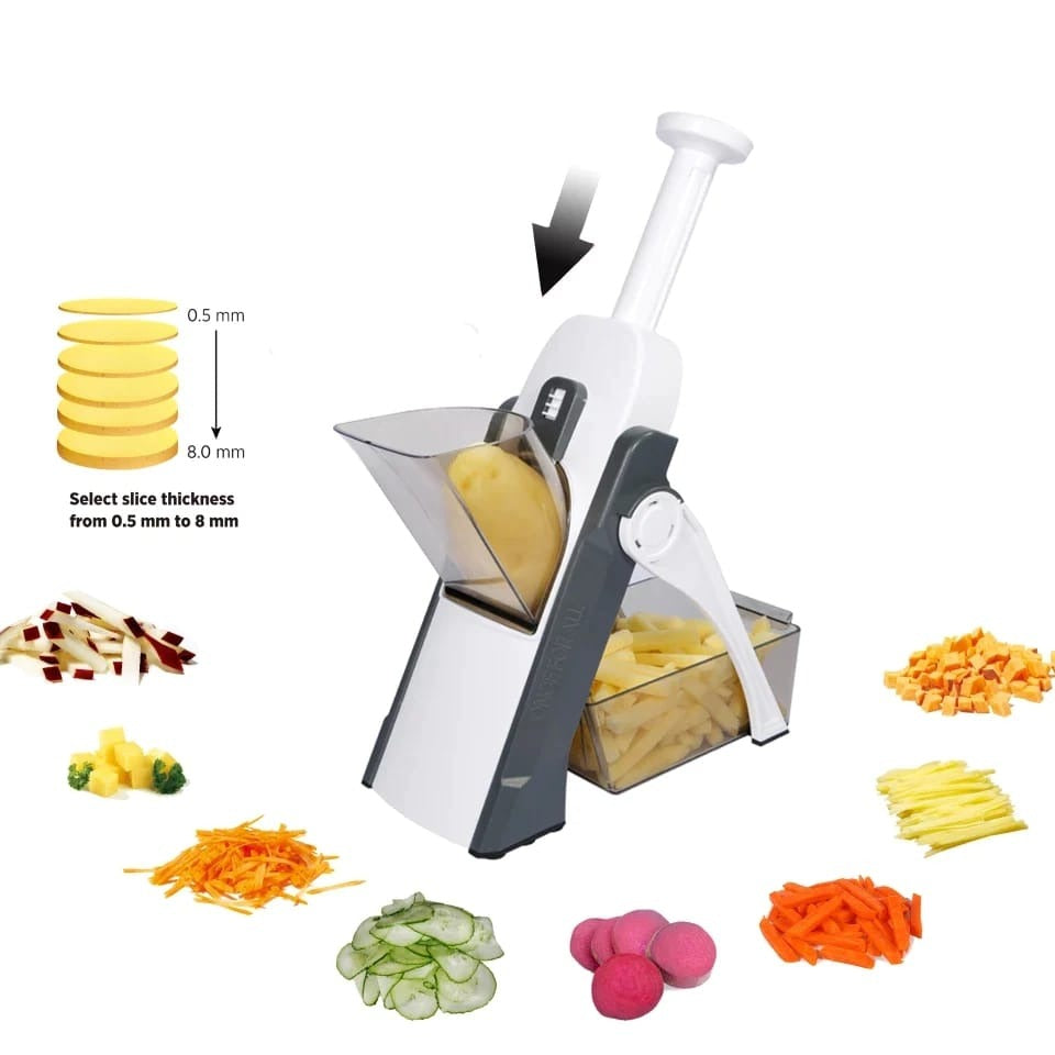 Safe Mandoline Vegetable Slicer & Cutter
