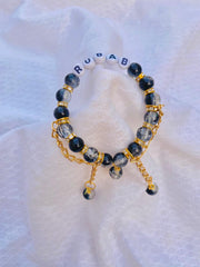 Crack & Stone Beaded Braclet