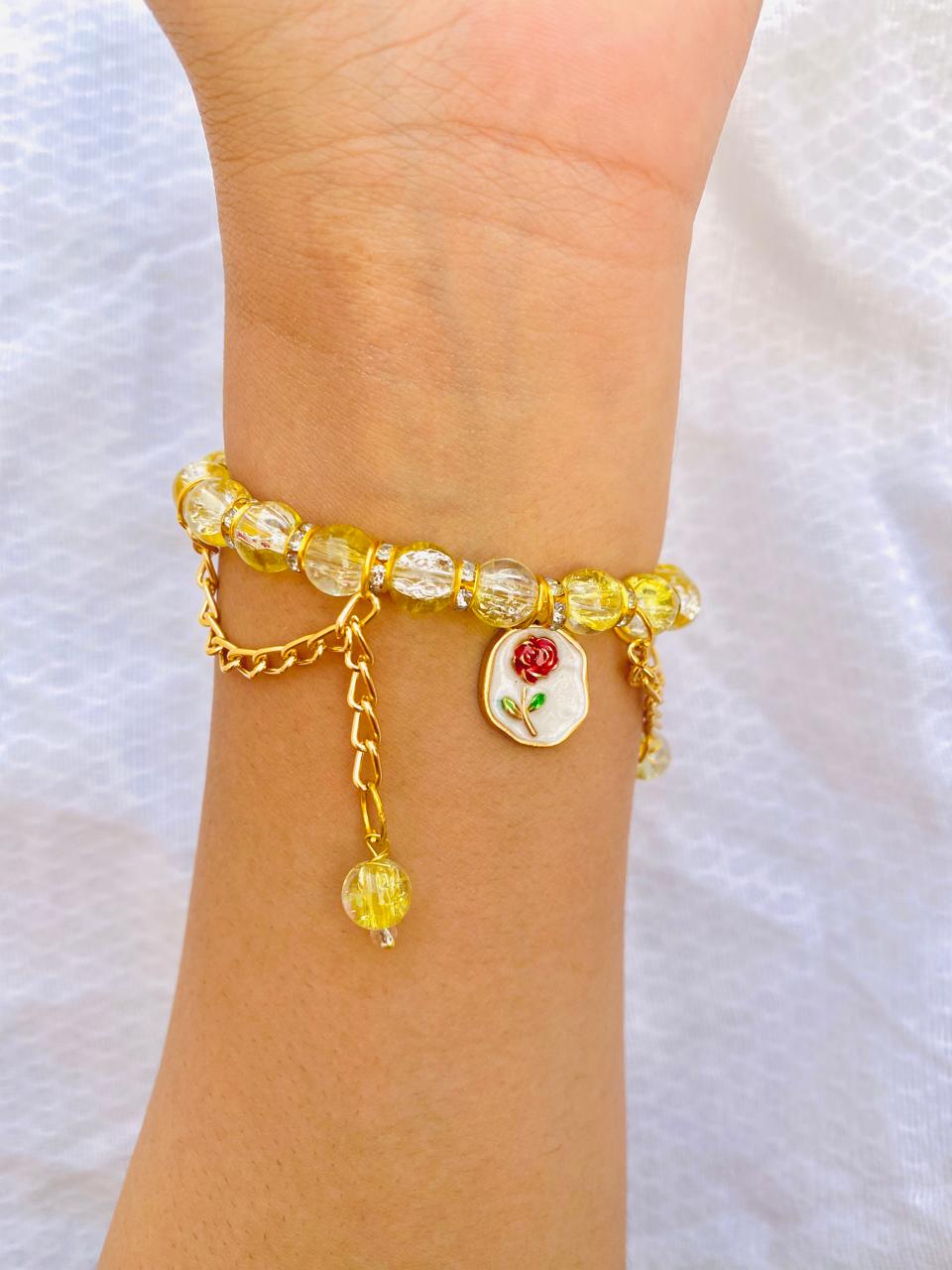 Charm & stone Braclet