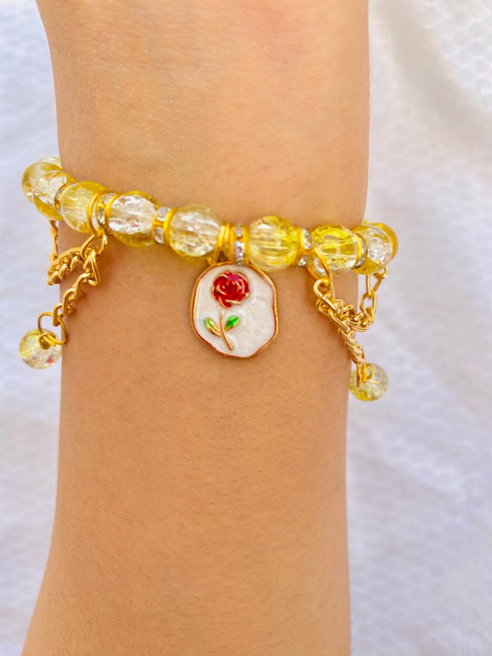 Charm & stone Braclet